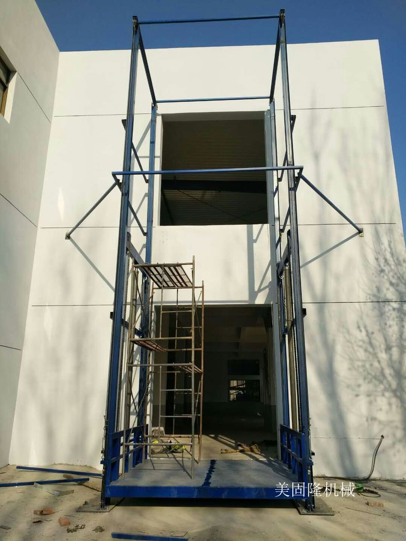 庆阳仓库专用导轨式升降货梯价格